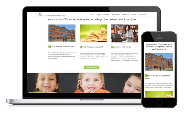 lp mockup conception de site web